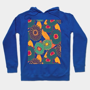 Fantasy Zinnias no.3 Hoodie